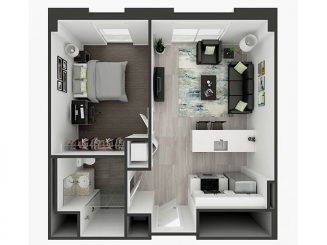 A1 Floor plan layout