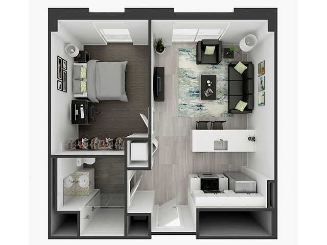 A1 Floor plan layout