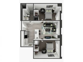 B1 Floor plan layout