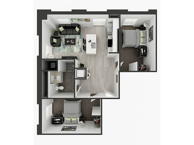 B2 Floor plan layout