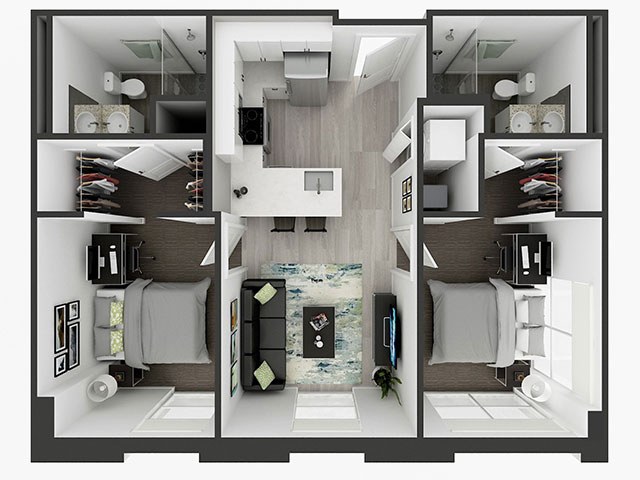 B3 Floor plan layout